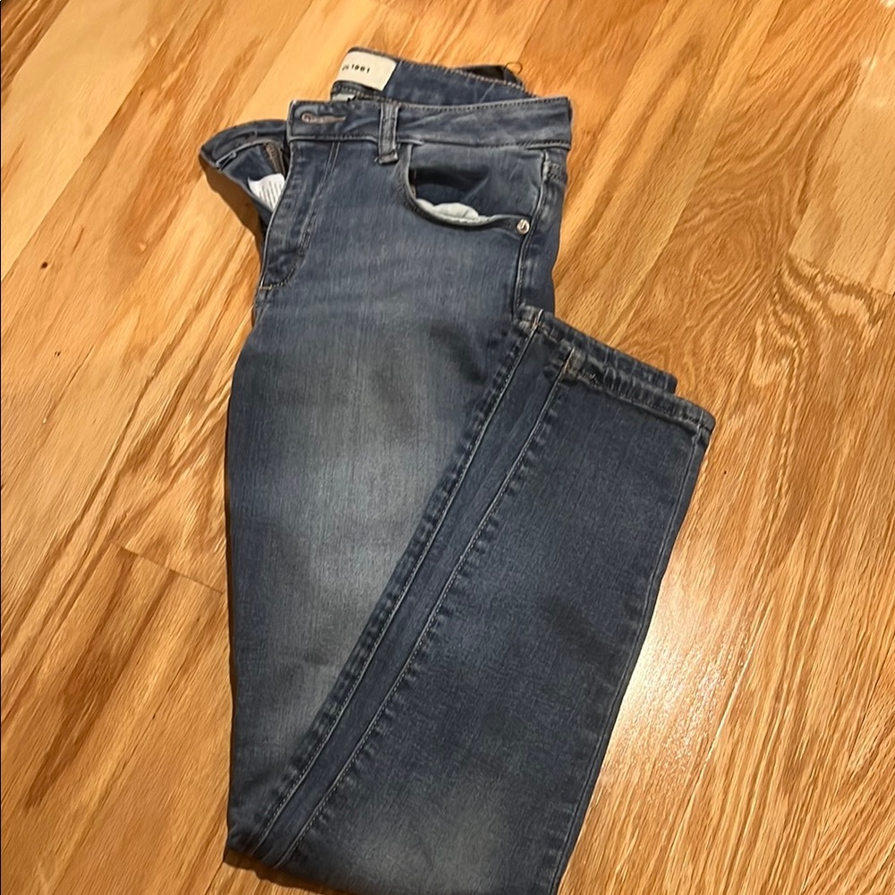 DL1961 Kids Blue Skinny Jeans with Premium Denim